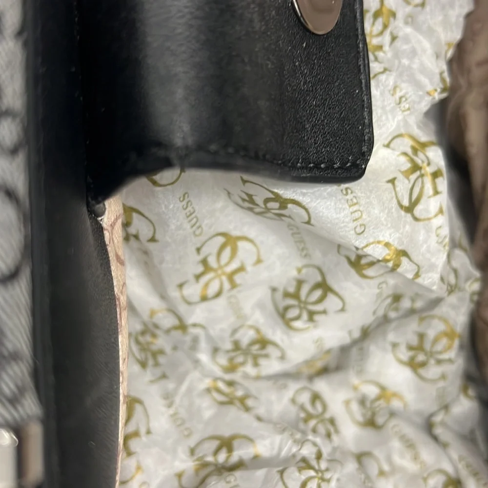Guess Black and Gray Women's Handbag